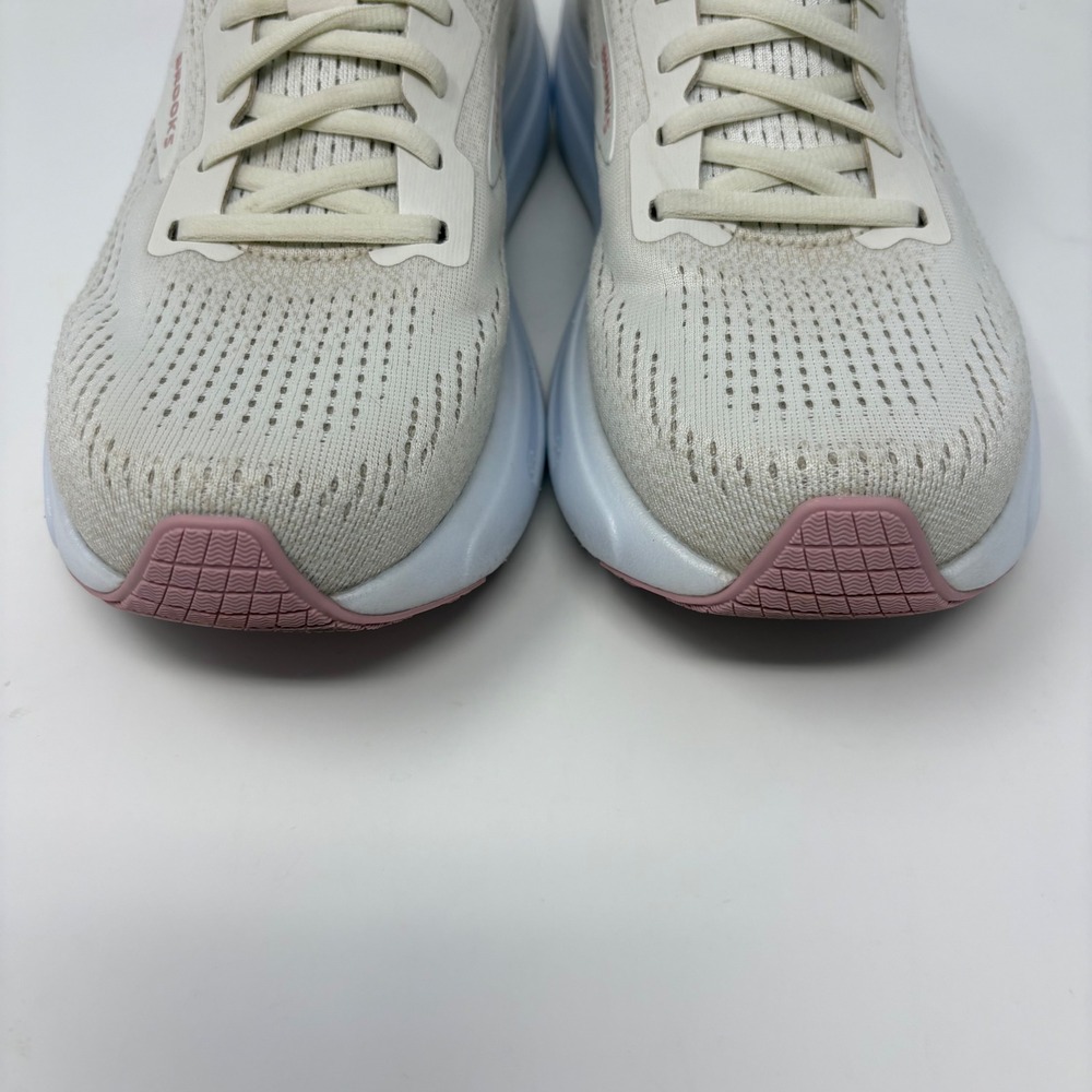 Brooks Ghost Max 2 Women's Size 9 White Pink Running Shoes (1204201B190) - Picture 4 of 8